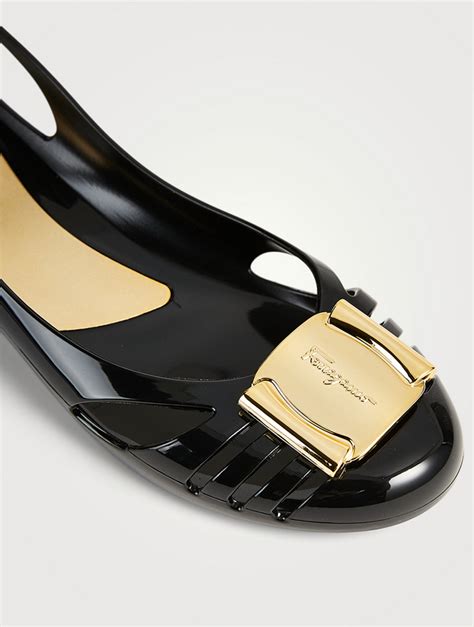 salvatore ferragamo jelly shoes